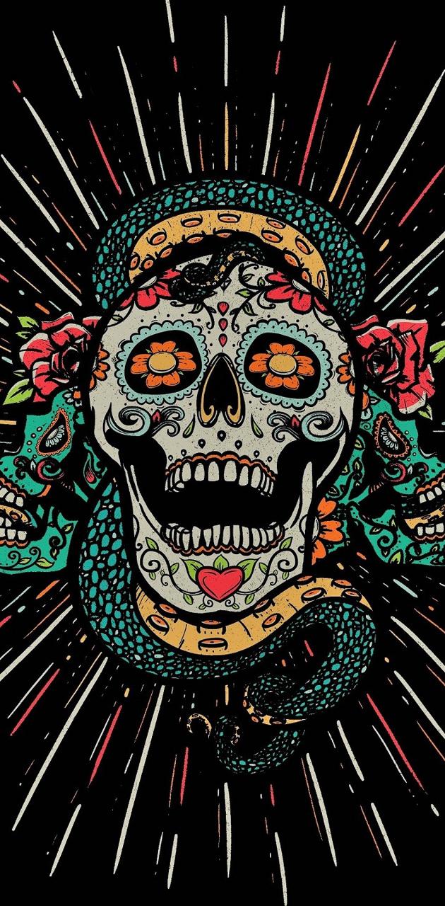 Mexican Skull wallpaper