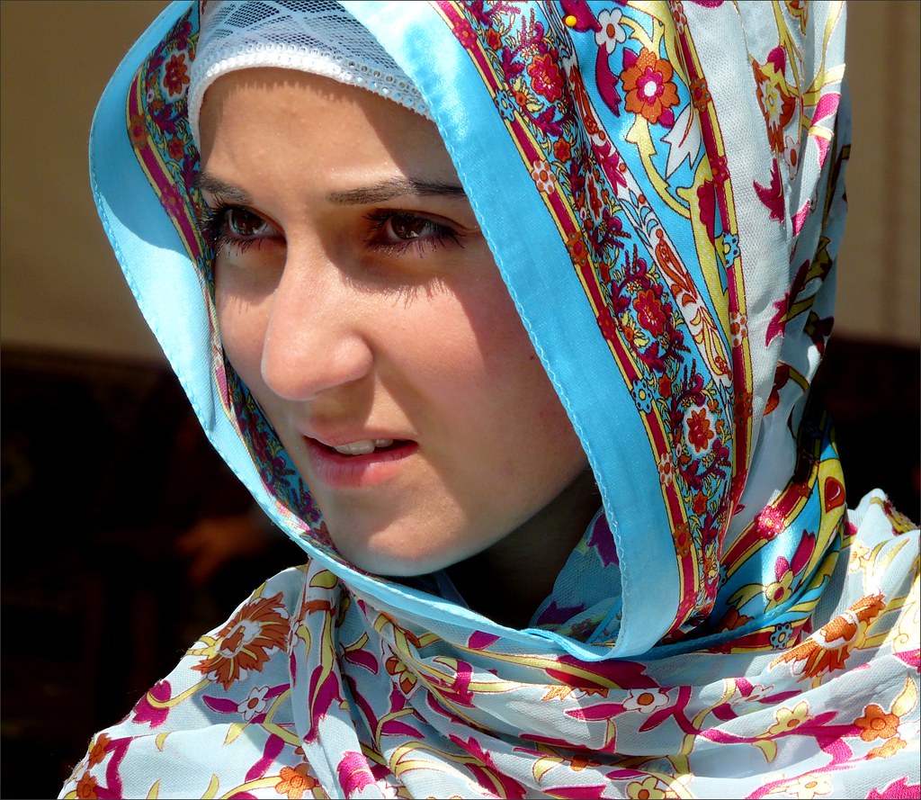Portrait of a Turkish girl. Multiculturele Turkse ontmoet