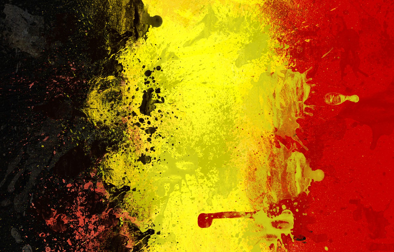 Wallpaper paint, flag, Belgium, Belgium image for desktop, section текстуры