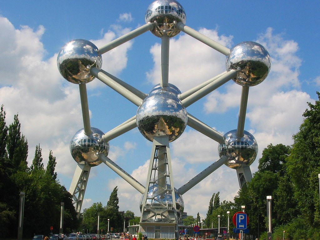The Atomium, Heysel, Belgium. Designed by the engineer Andr