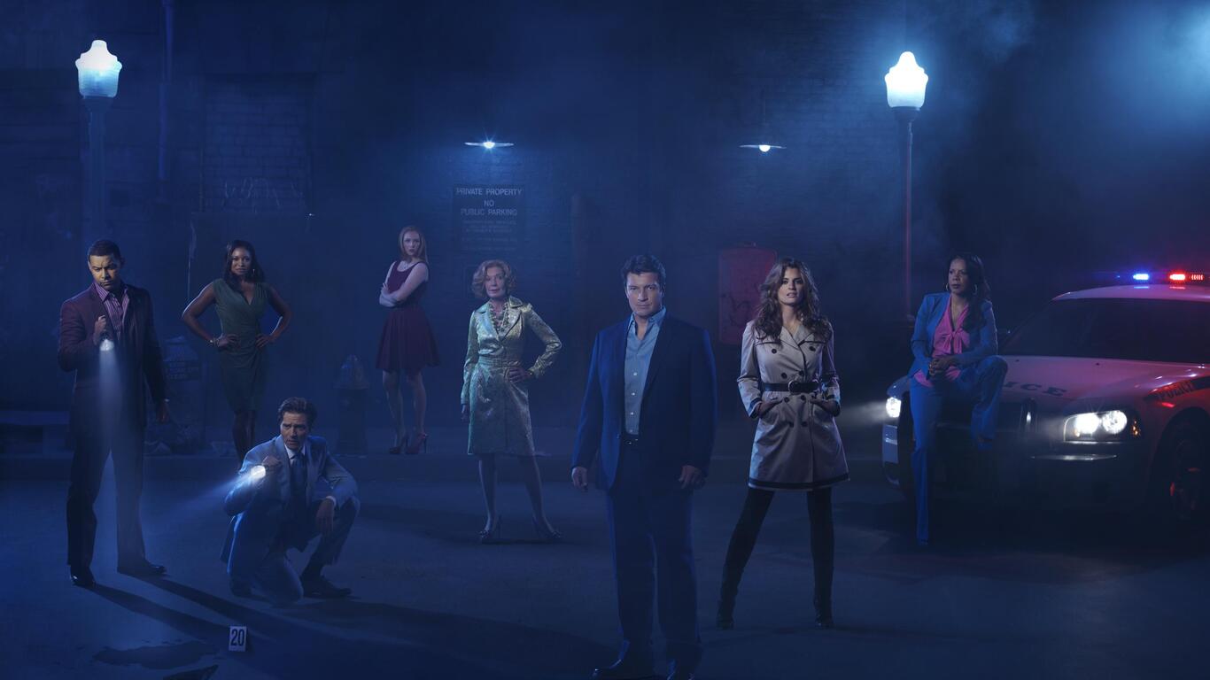 Castle Tv Show Cast 1366x768 Resolution HD 4k Wallpaper, Image, Background, Photo and Picture