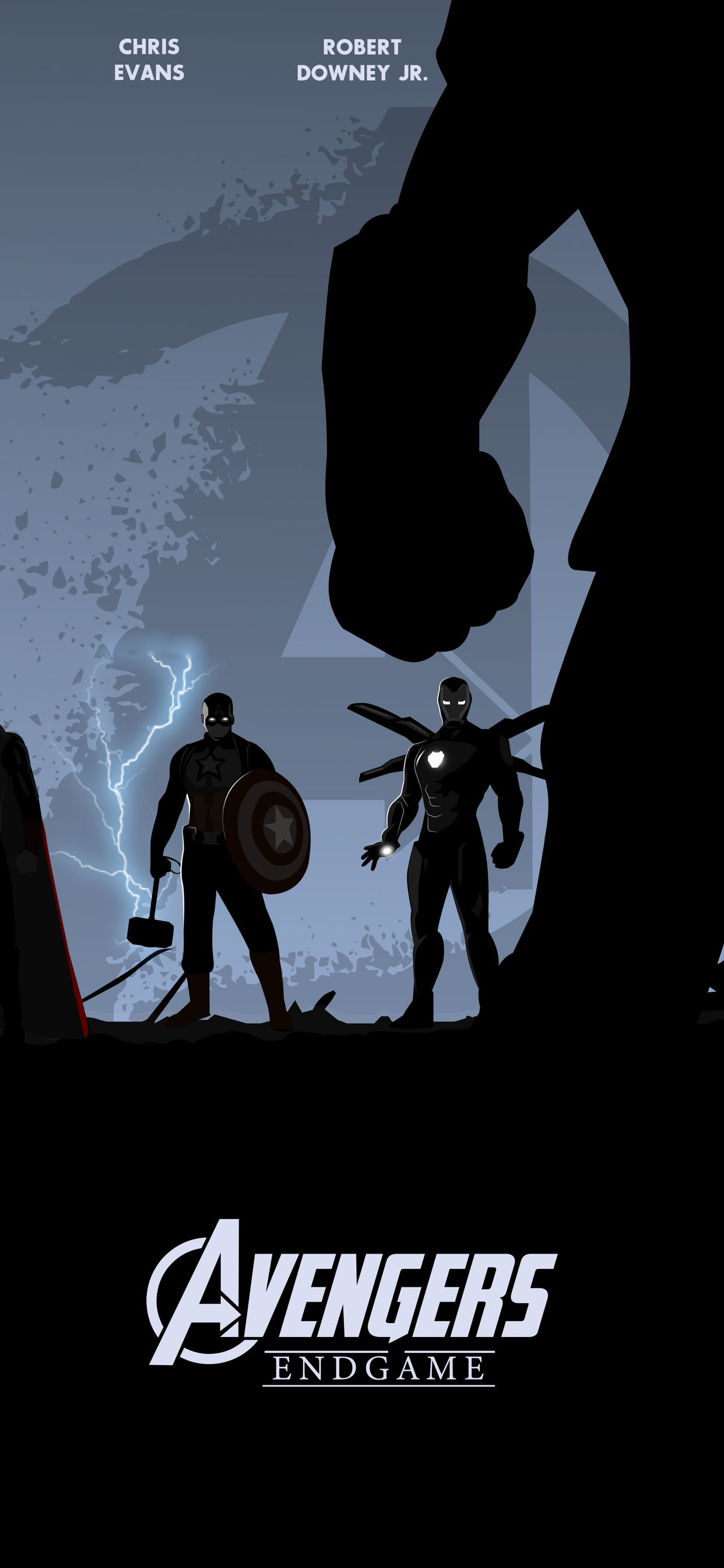 Avengers: Endgame Wallpaper 4K, Thor, Captain America, Iron Man, Thanos, Black Dark