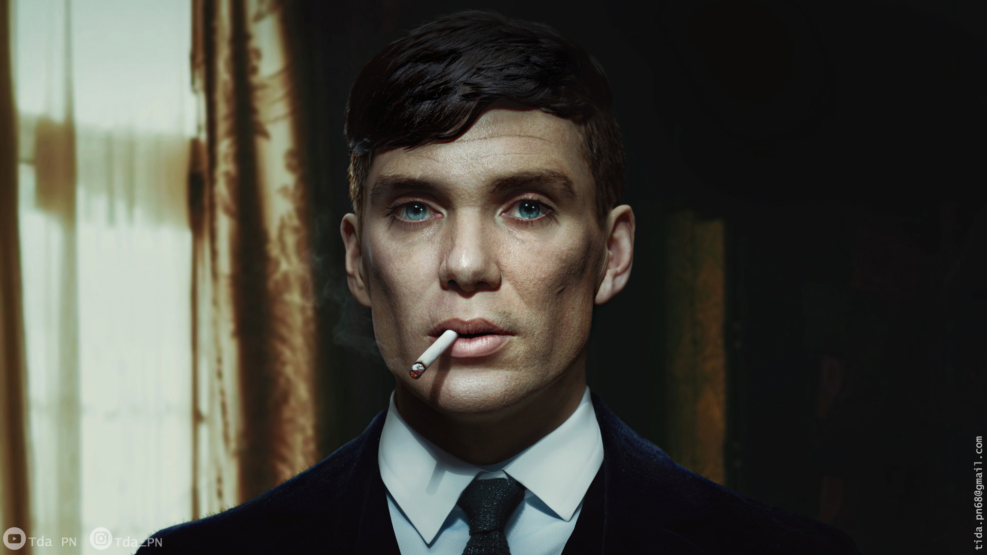 3D Portrait of Tommy Shelby