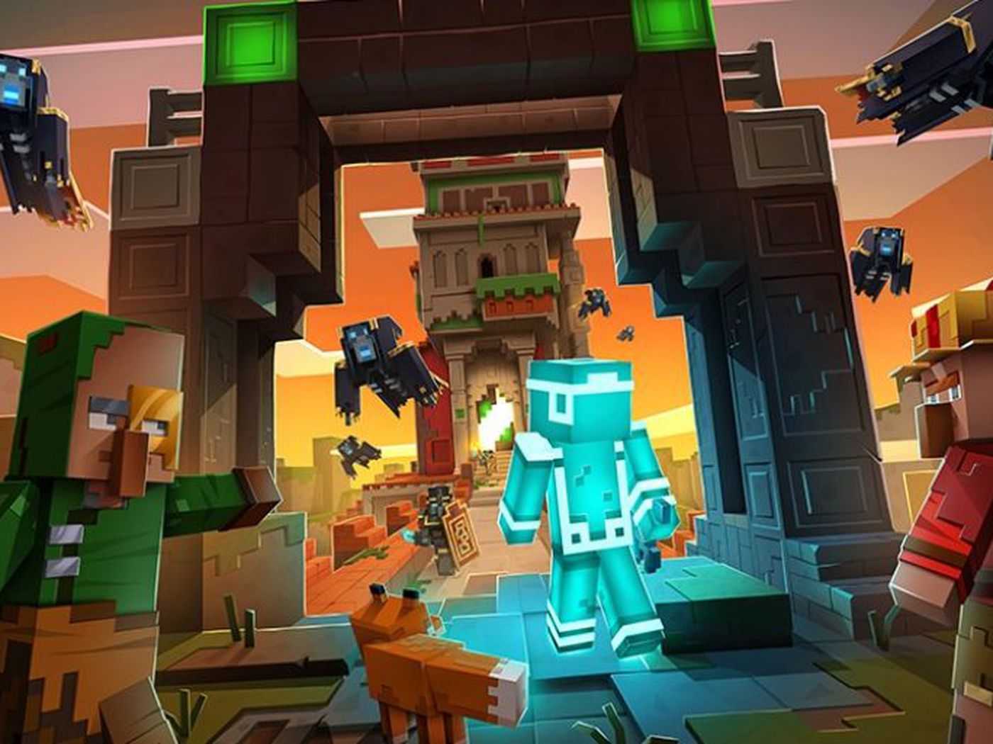 Minecraft's next update is soon, along with a season for Dungeons