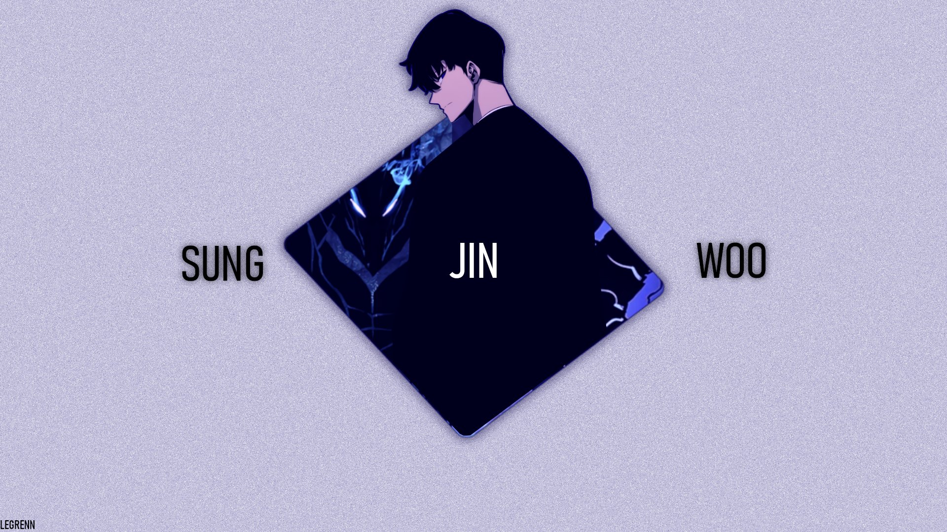 LeGrenn Jin Woo (Solo Leveling) Desktop Wallpaper #SoloLeveling HD