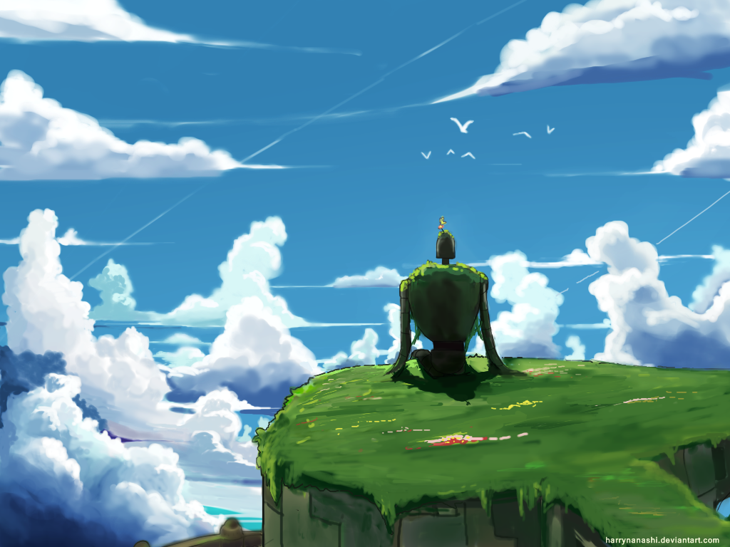 Laputa In The Sky. Studio ghibli art, Castle in the sky, Ghibli artwork