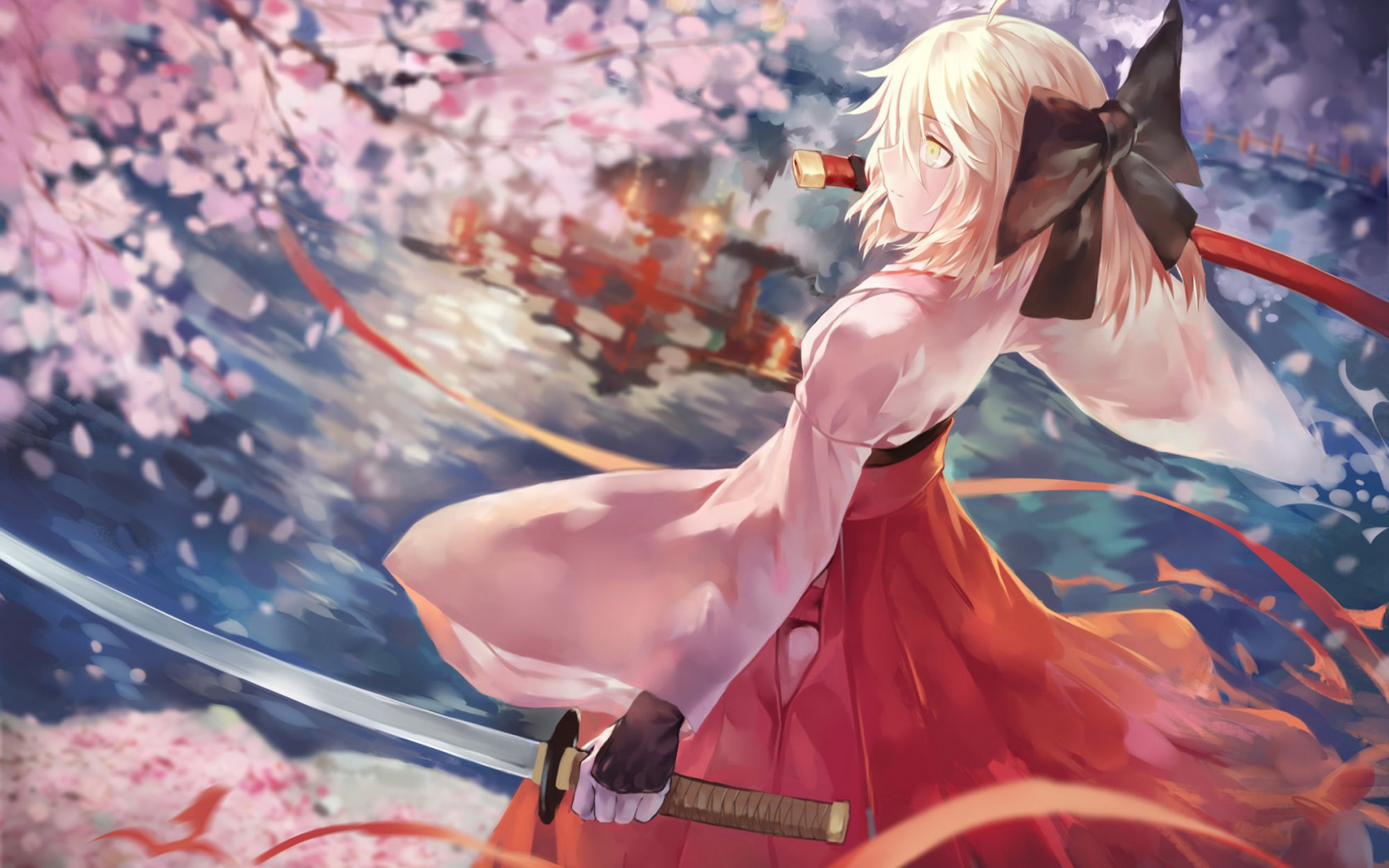 Fate Grand Order Sakura Saber, HD Anime, 4k Wallpapers, Image, Backgrounds,...