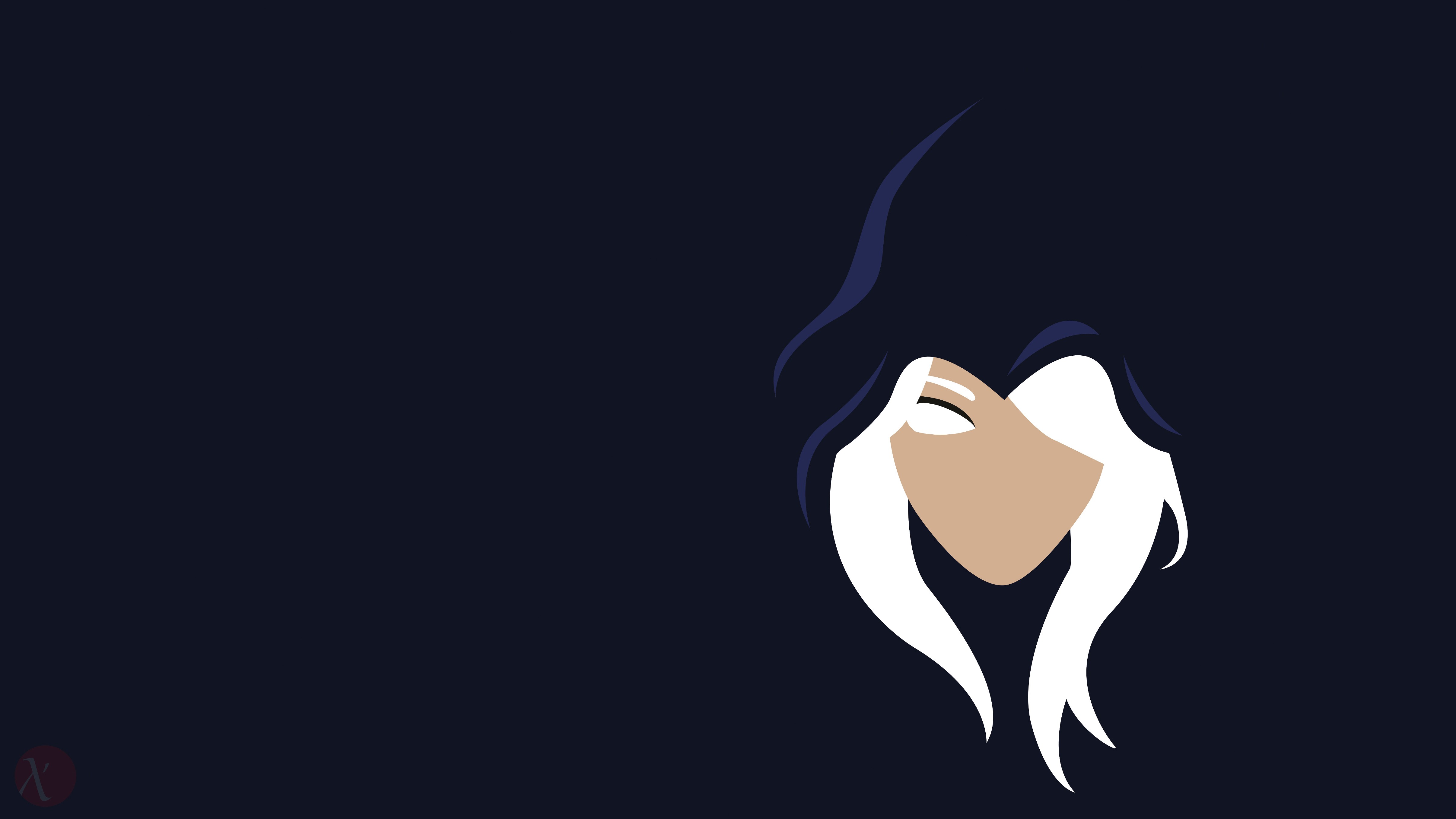 Ashe Minimalistic. Wallpaper & Fan Arts. League Of Legends