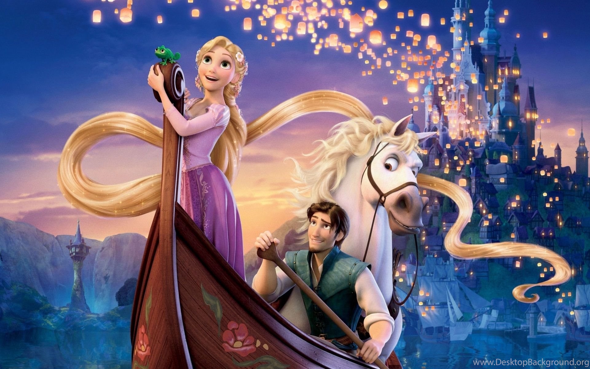 Tangled Cartoon Disney Desktop Background