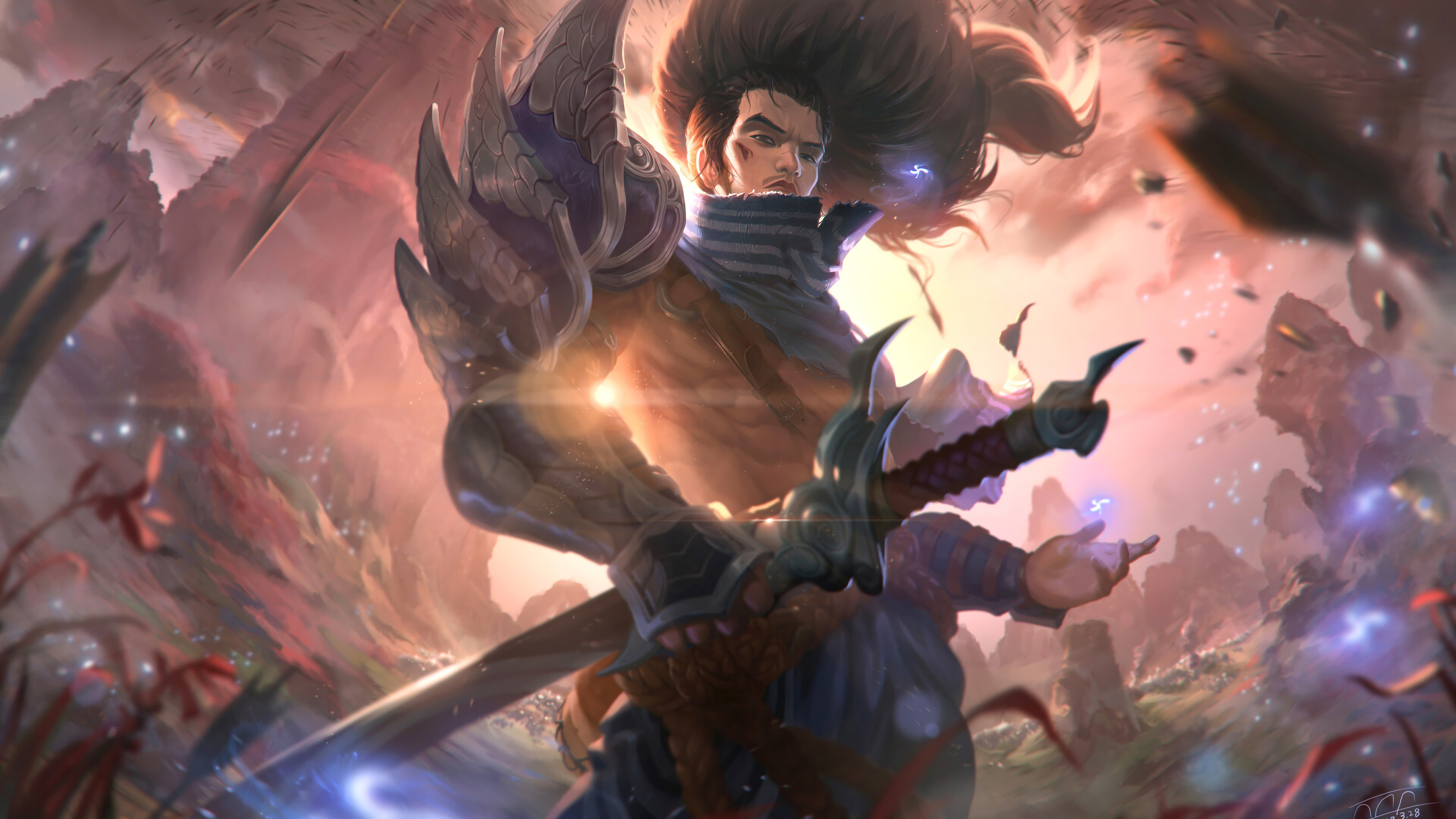 Yasuo LoL 4K Wallpaper