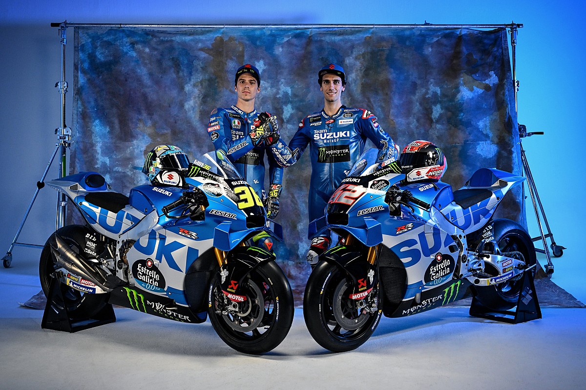 Suzuki reveals revised livery for 2022 MotoGP season