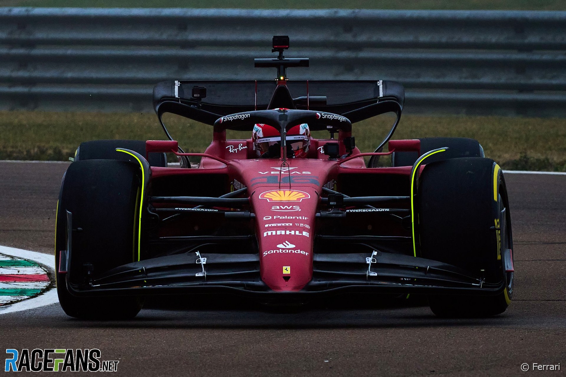 First Picture: New Ferrari F1 75 Makes Its Debut On Track · RaceFans
