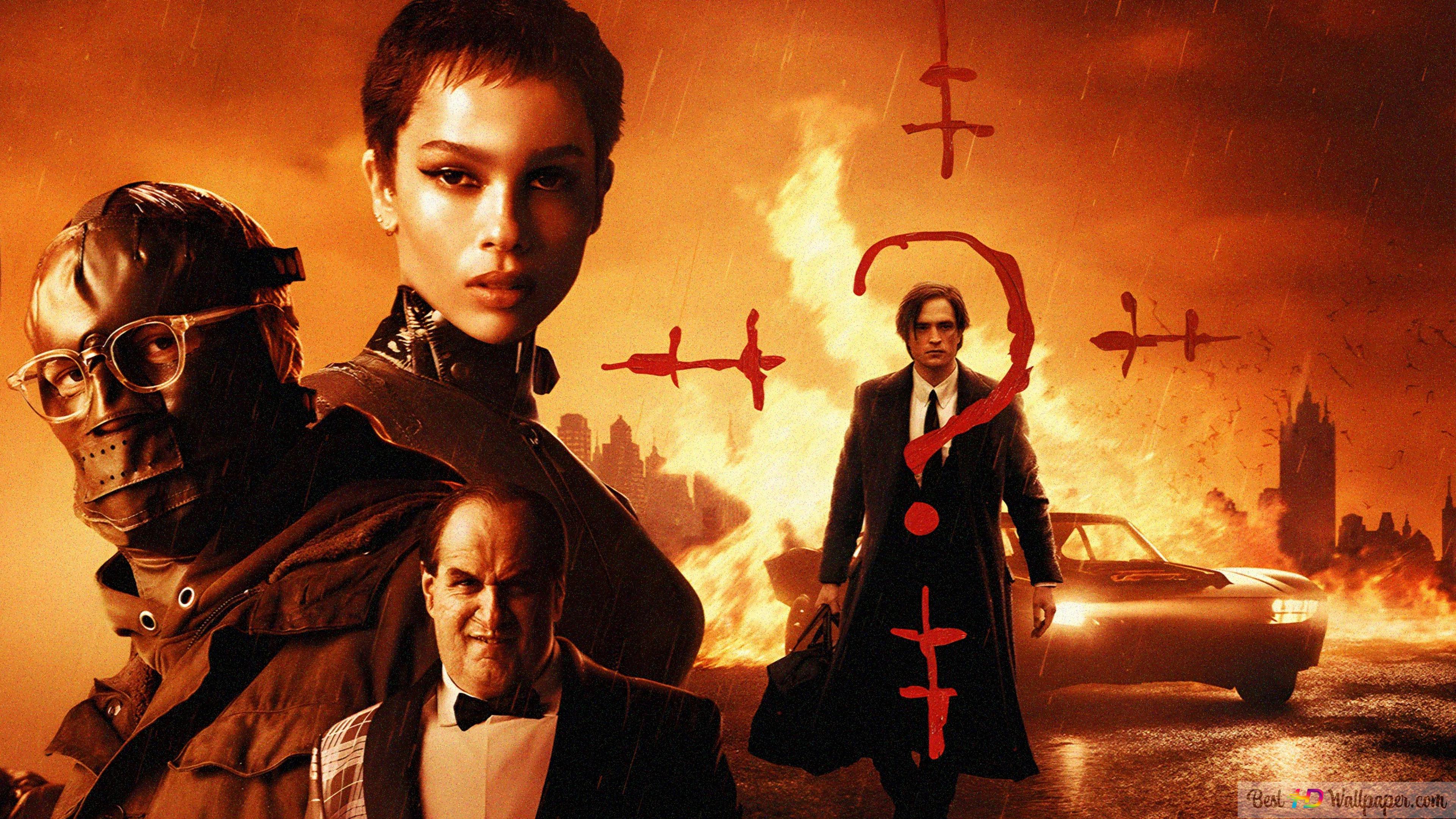 The Batman 2022 Wayne, Selina Kyle, Penguin & Riddler HD wallpaper download