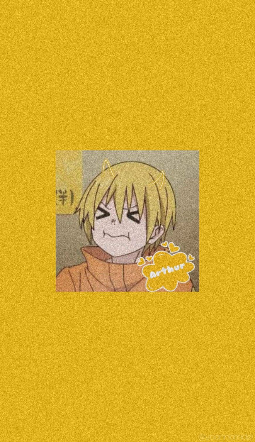 Anime Boy Yellow Wallpapers  Wallpaper Cave