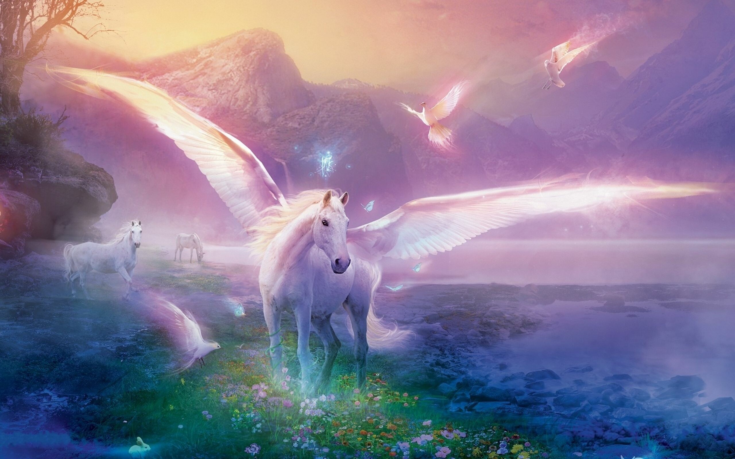 Real Unicorn Wallpaper: HD, 4K, 5K for PC and Mobile. Download free image for iPhone, Android