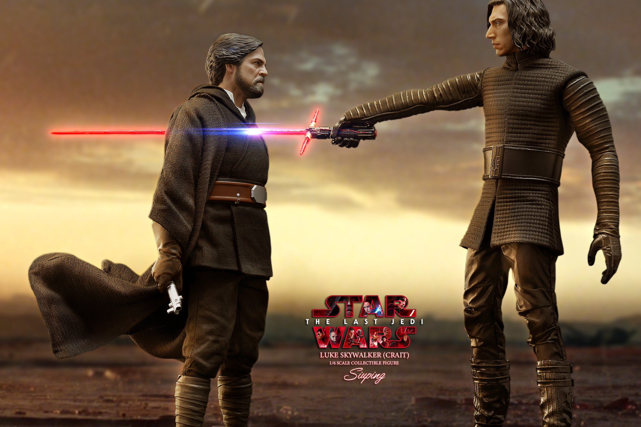Star Wars: The Last Jedi HD Wallpaper, Star Wars, Luke Skywalker, Kylo Ren HD Wallpaper