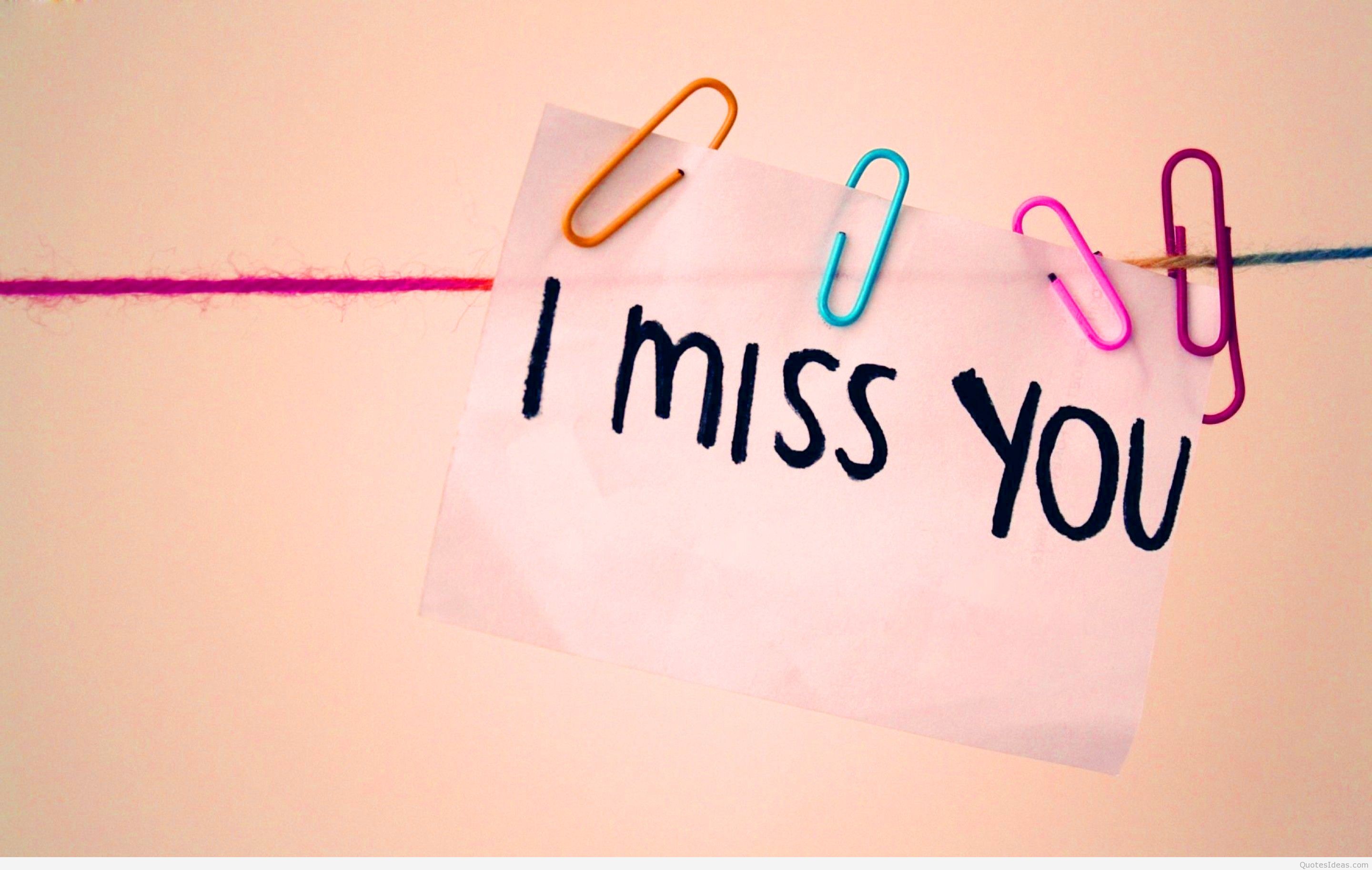 Miss You Pink Wallpaper & Background Download