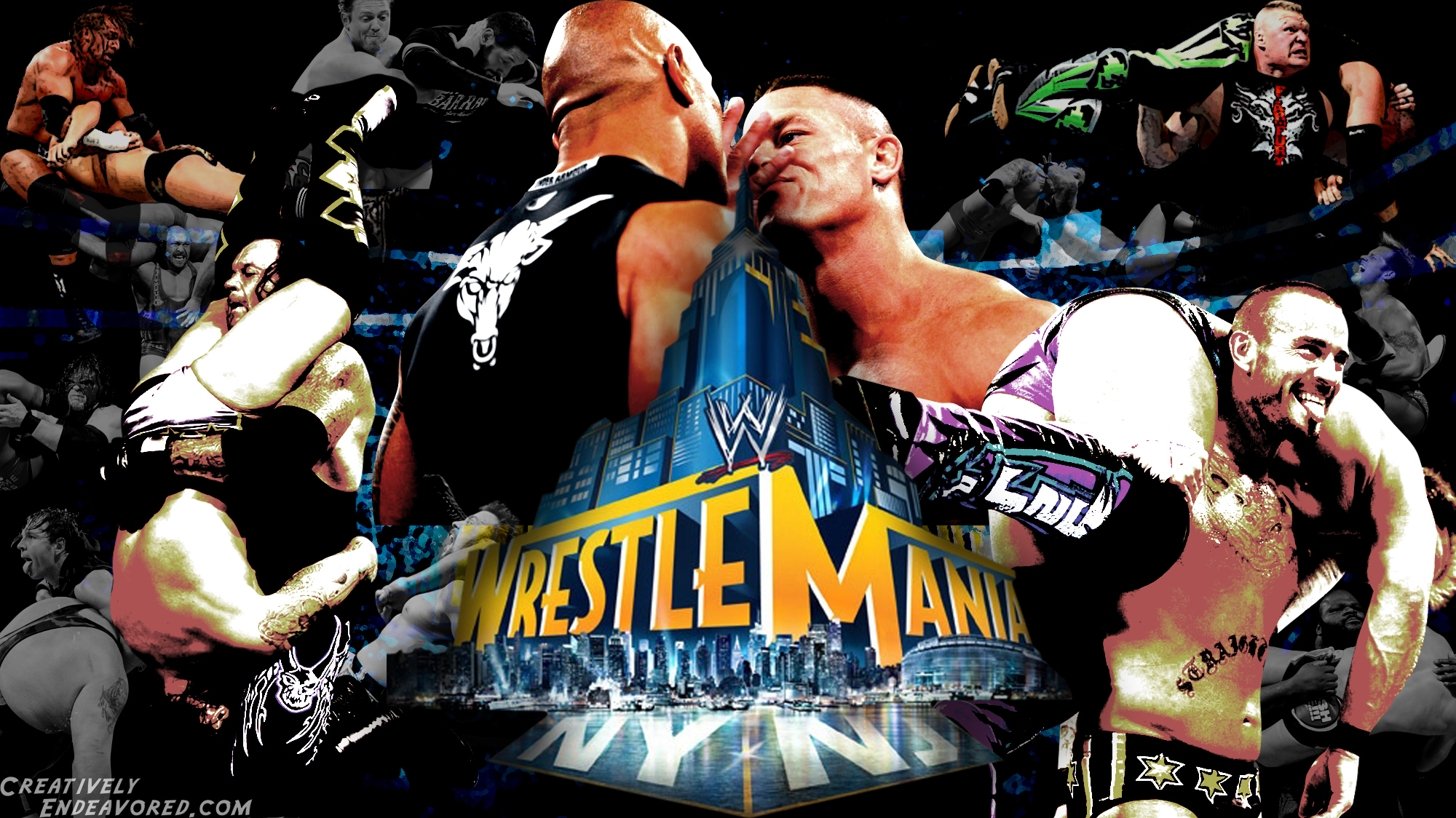 WrestleMania Wallpaper: The Stars Of WrestleMania