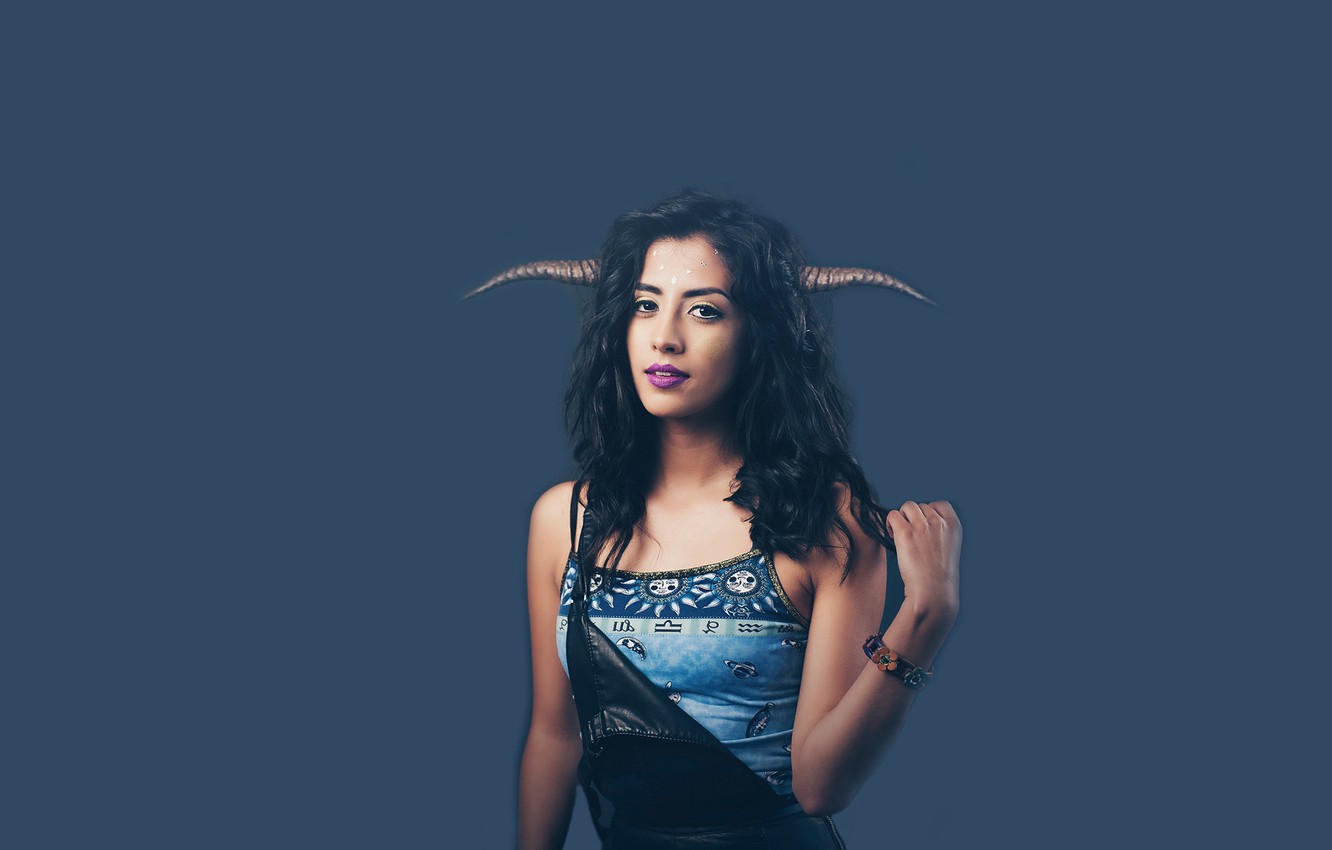 Wallpaper girl, Capricorn, Capricorn, astrology image for desktop, section стиль