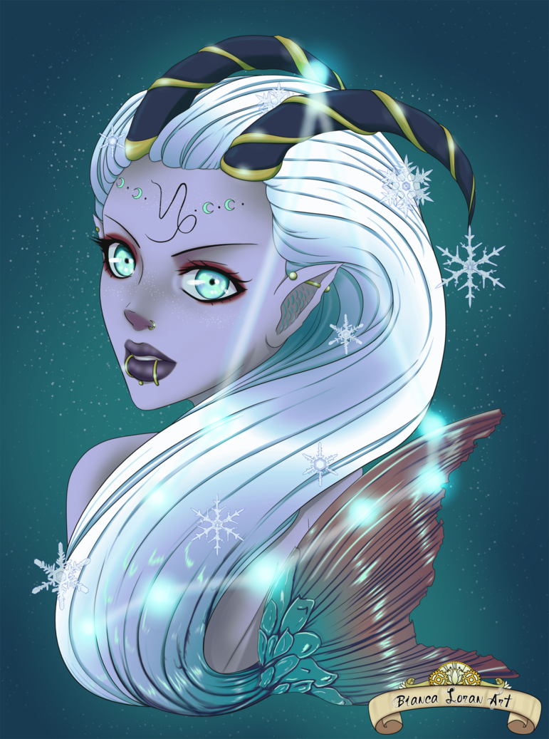 Capricorn by biancaloran. Capricorn art, Zodiac art, Capricorn aesthetic