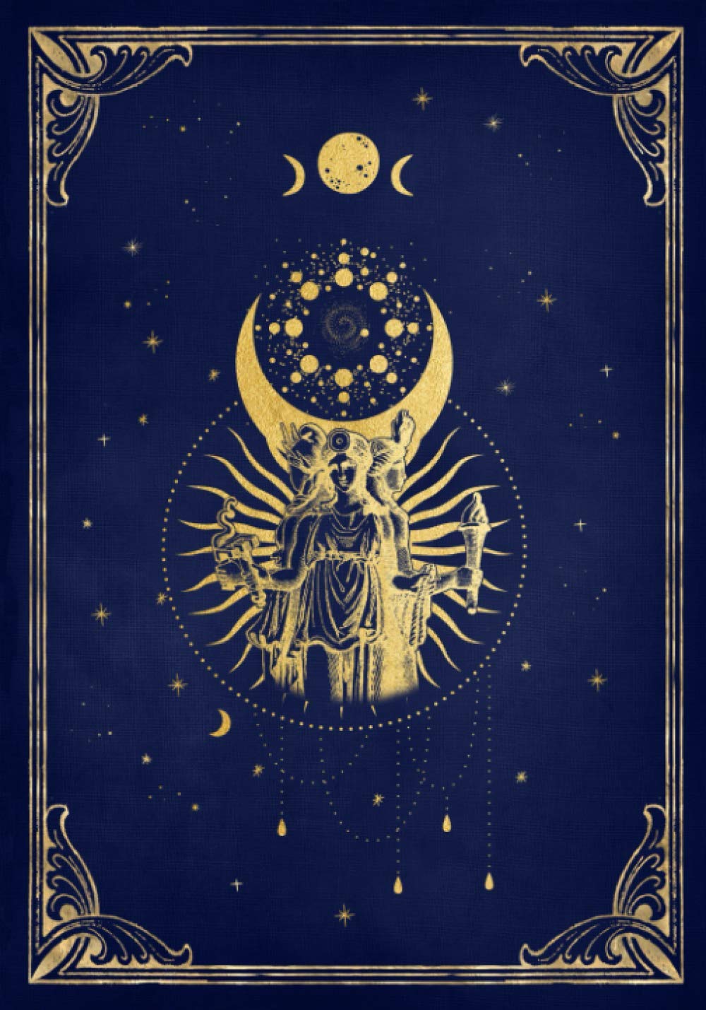 Blank Hecate Triple Goddess Grimoire, A Dot Grid Journal For Book Of Shadows: For Solitary Witches, Wiccans And Pagans To Record Spells, Rituals, Mantras, Etc.: The Apollo Book: 9798727889107: Books
