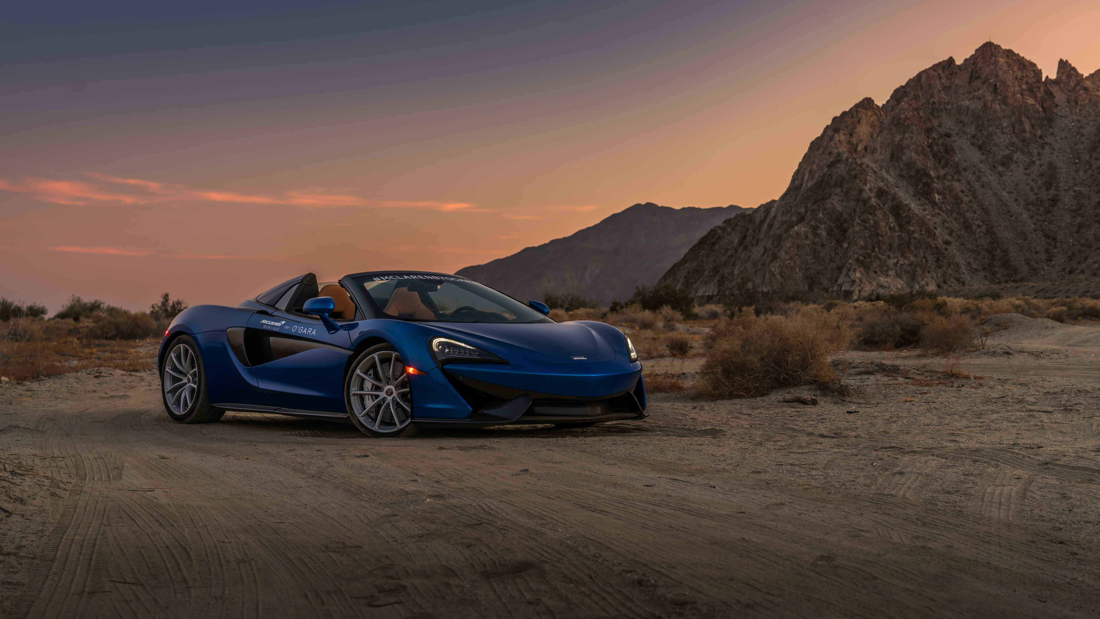 Wallpaper 4k Mclaren In Desert 4k Wallpaper