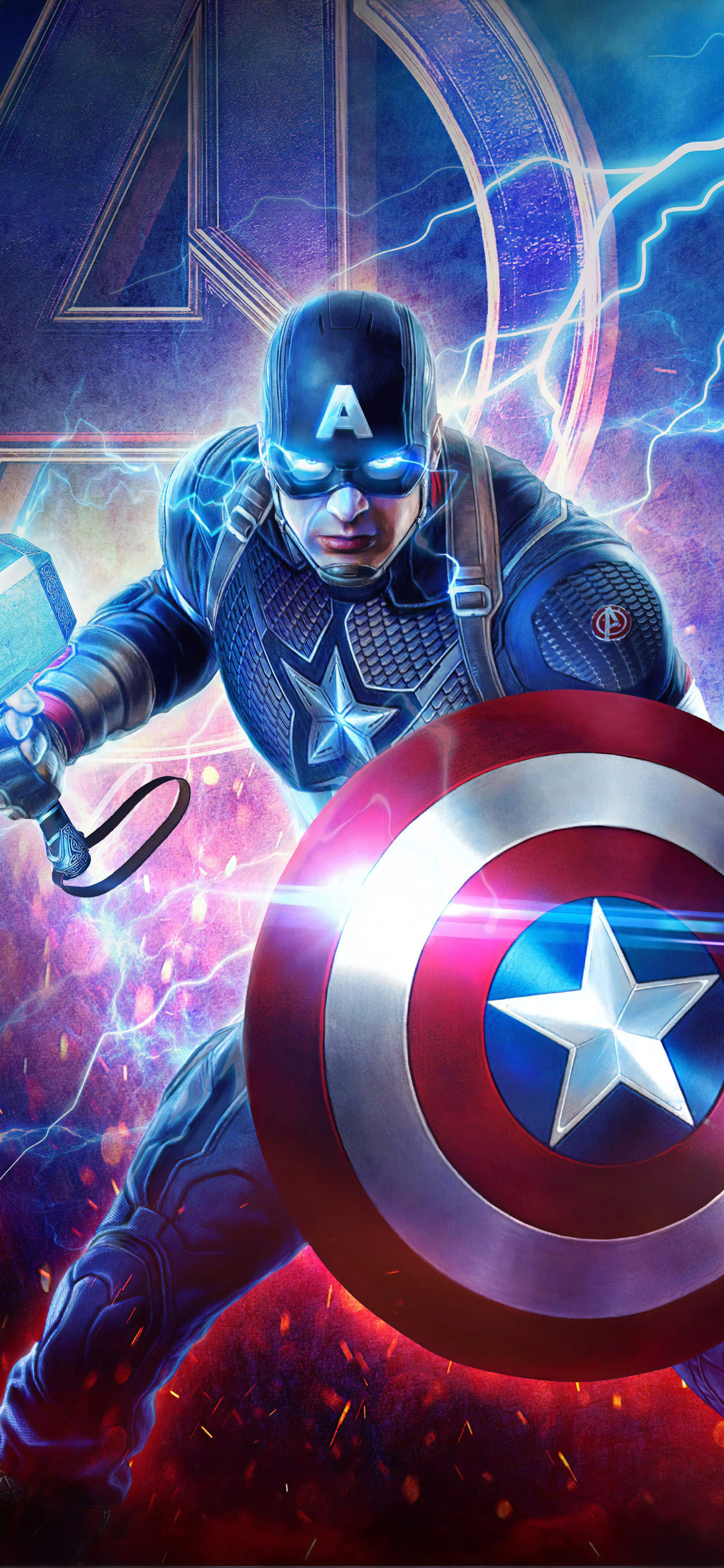 Captain America Phone Wallpaper, HD Captain America Phone Background on WallpaperBat