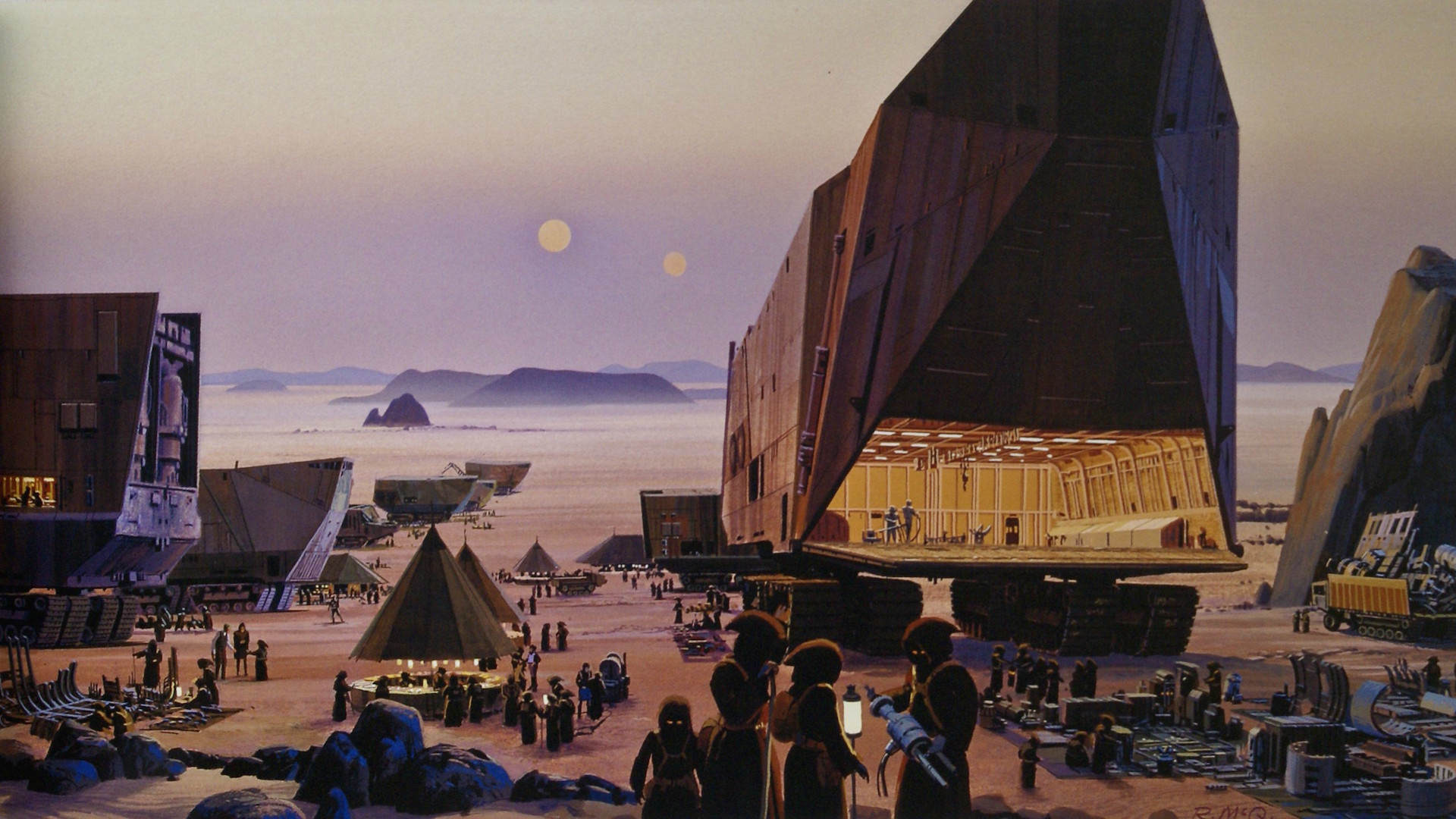 Some of my favourite Ralph McQuarrie Star Wars concept art wallpaper