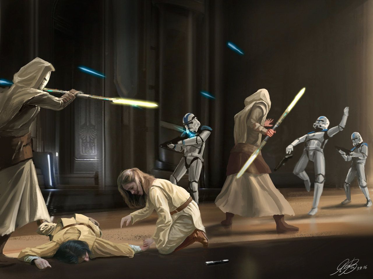 Commission Jedi Temple Guards. Star wars image, Star wars picture, Jedi temple guard
