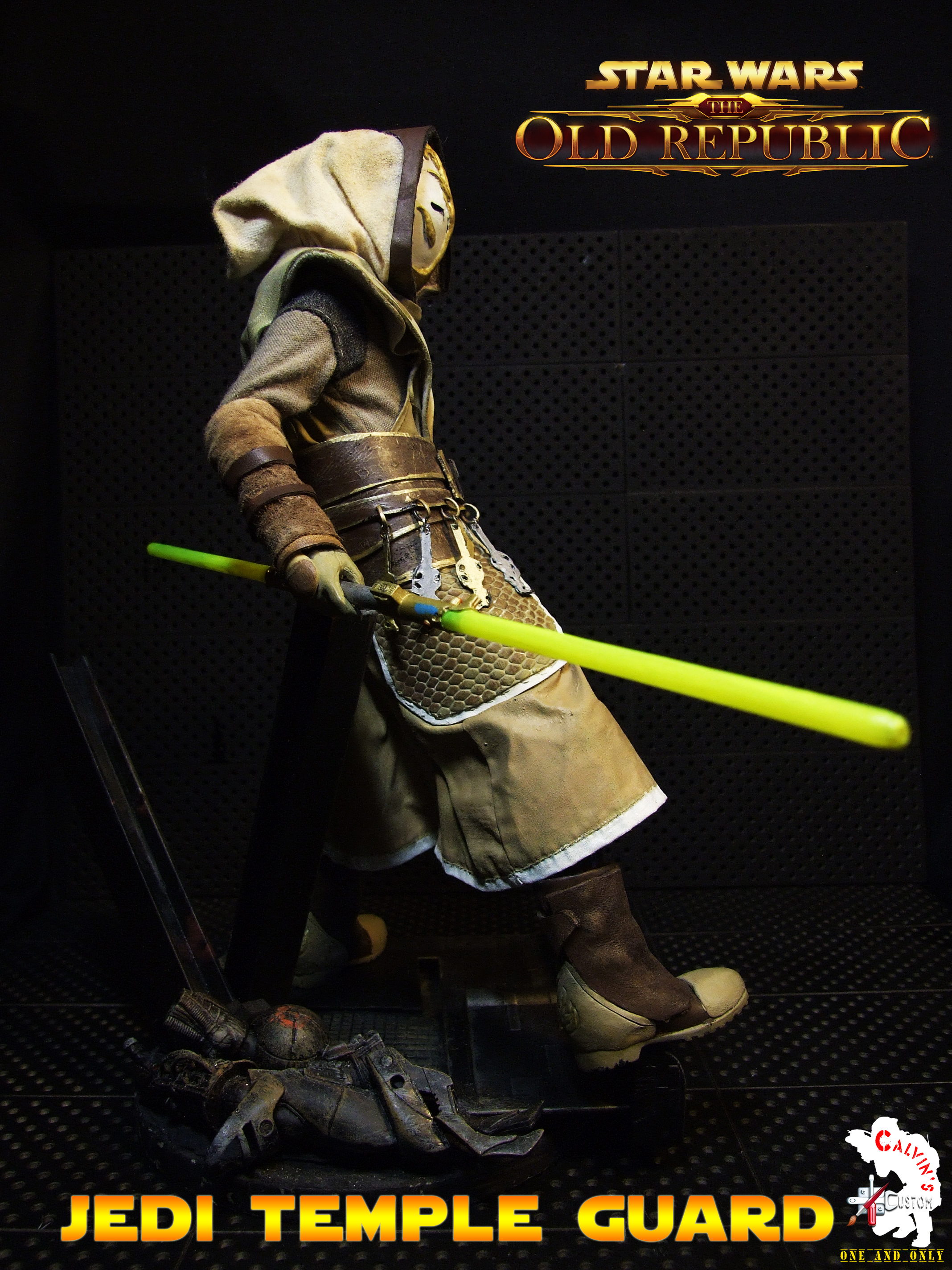 Calvin's Custom One Sixth Starwars the old republic JEDI TEMPLE GUARD figure Wars Photo