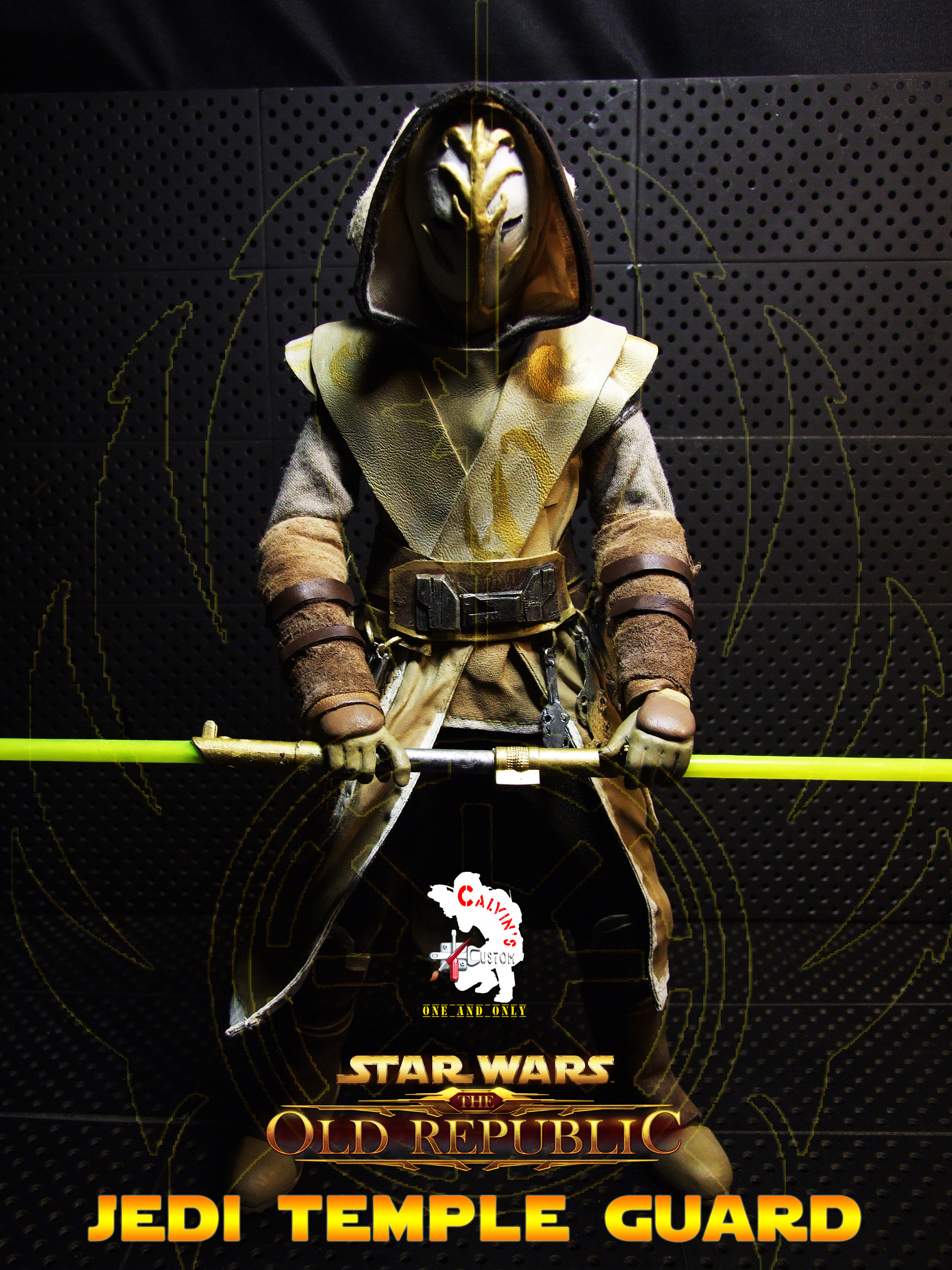 Calvin's Custom One Sixth Starwars the old republic JEDI TEMPLE GUARD figure Wars Photo