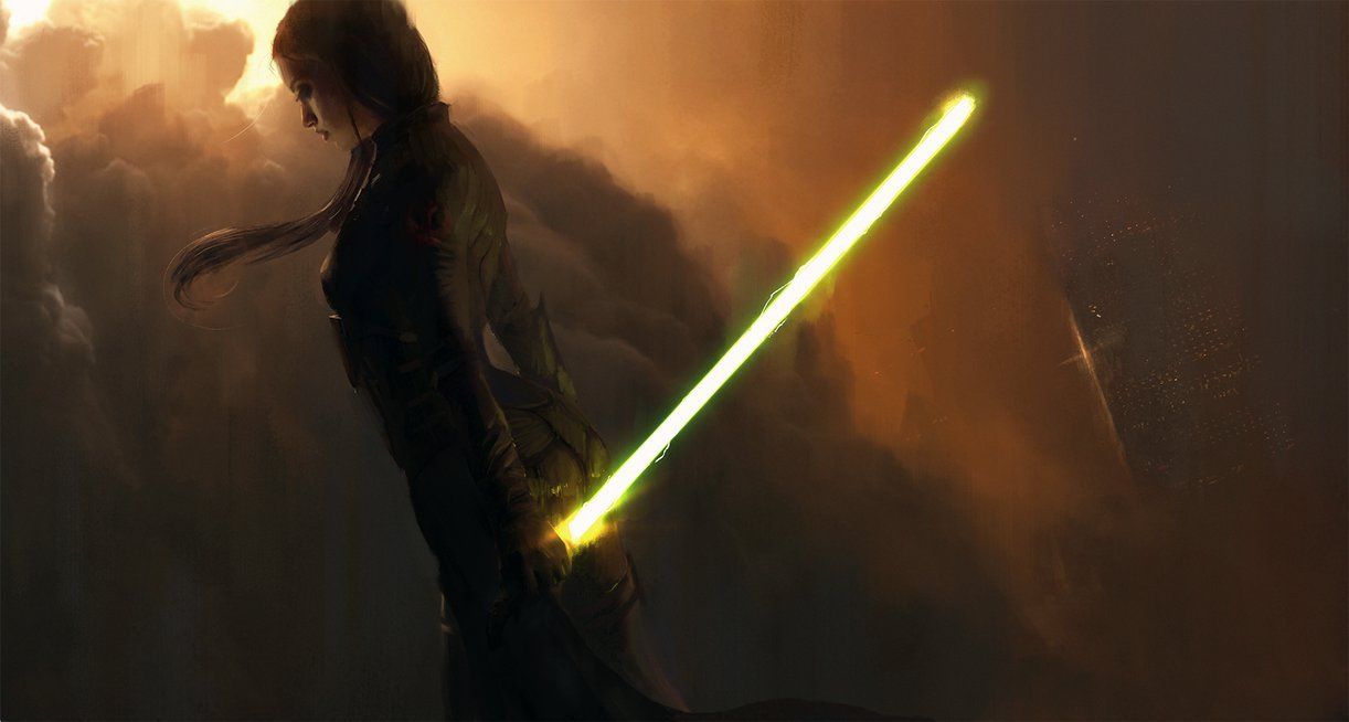 Yellow Lightsaber Wallpaper Free Yellow Lightsaber Background