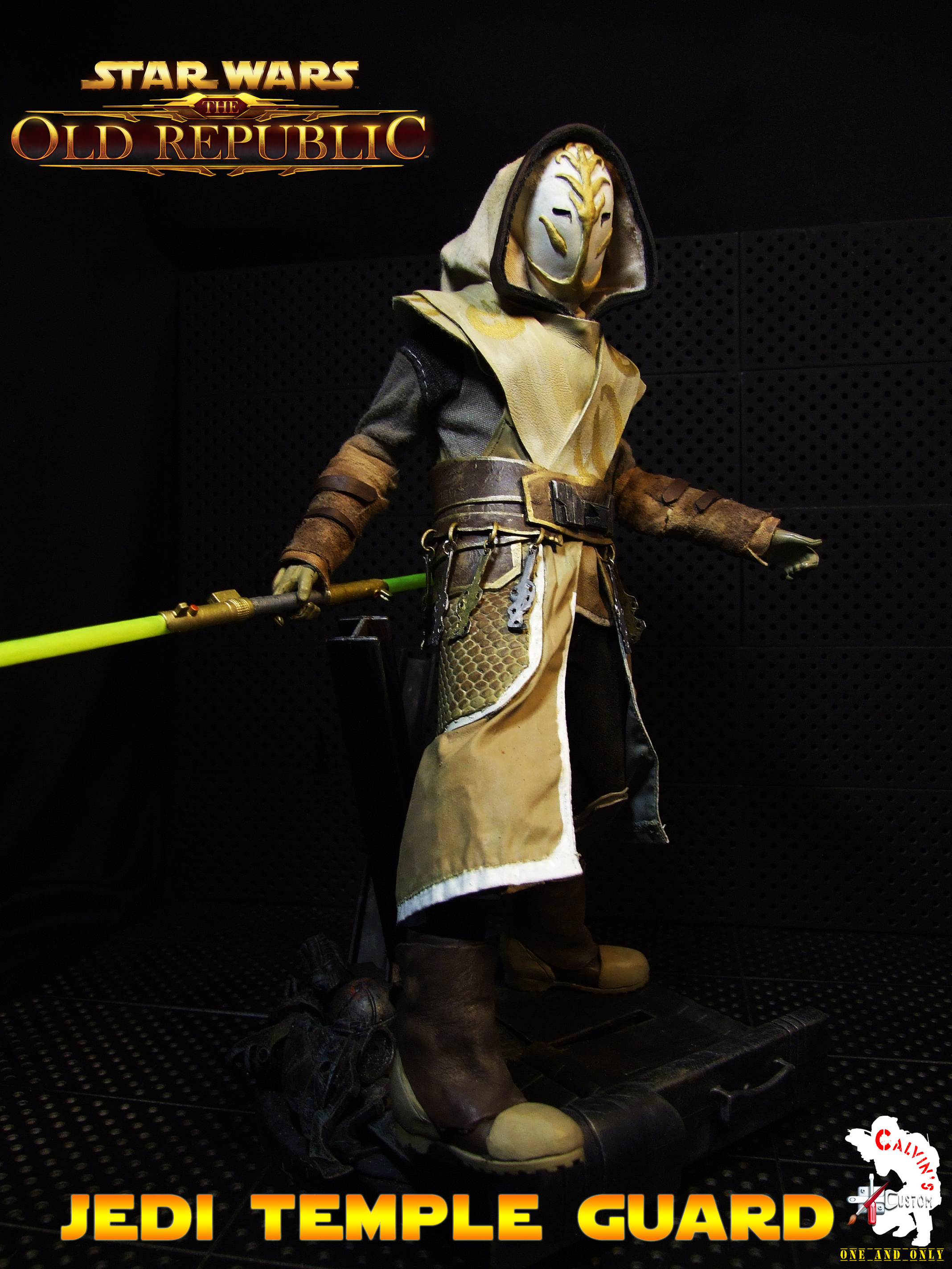 Calvin's Custom One Sixth Starwars the old republic JEDI TEMPLE GUARD figure Wars Photo