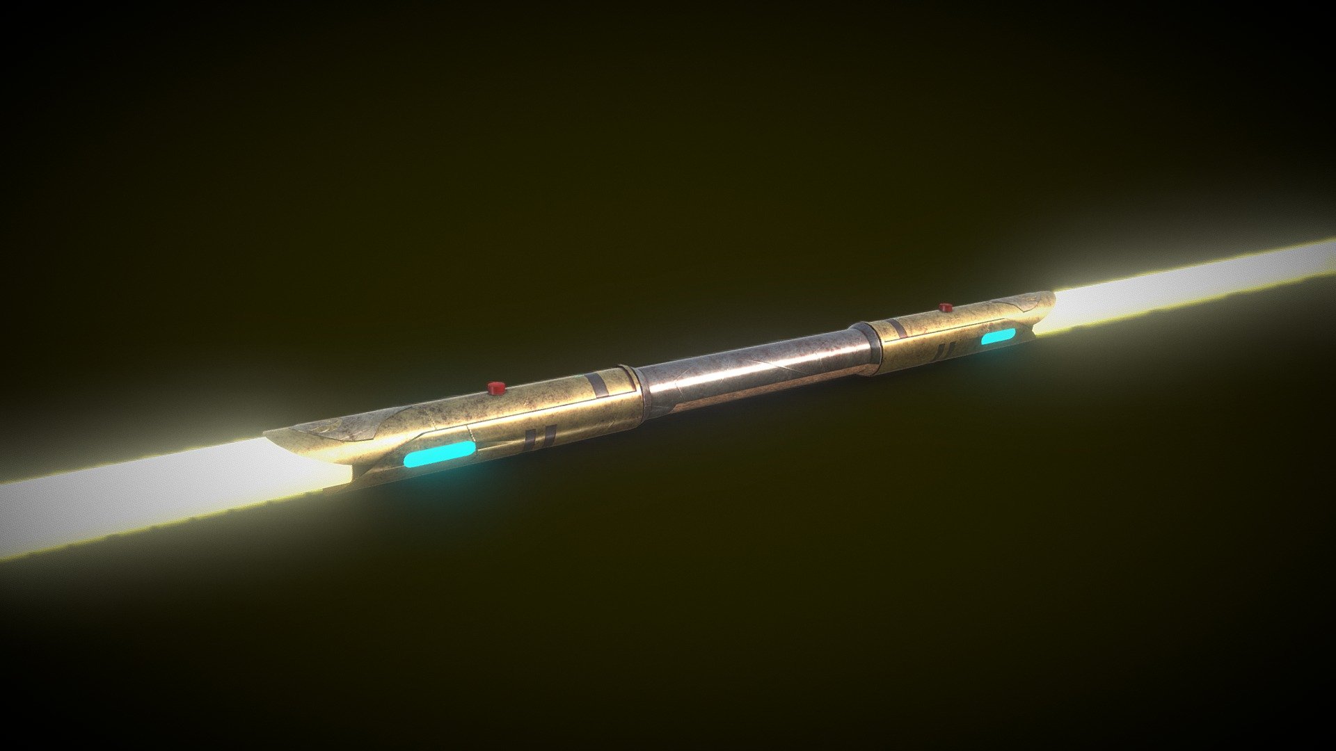 Jedi Temple Guard Lightsaber Pike model by Josh Nicholson [578c680]