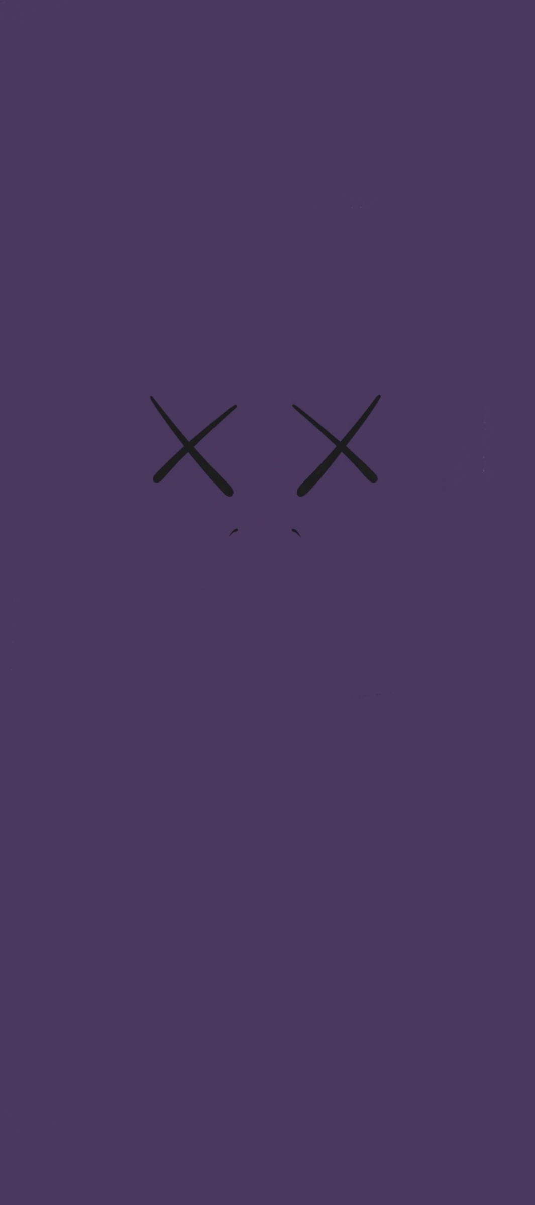 Kaws Purple Wallpaper [ 1065×2400]