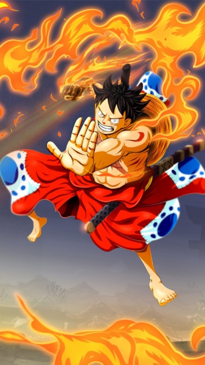 Luffy One Piece: Red 4K Wallpaper iPhone HD Phone #9671h