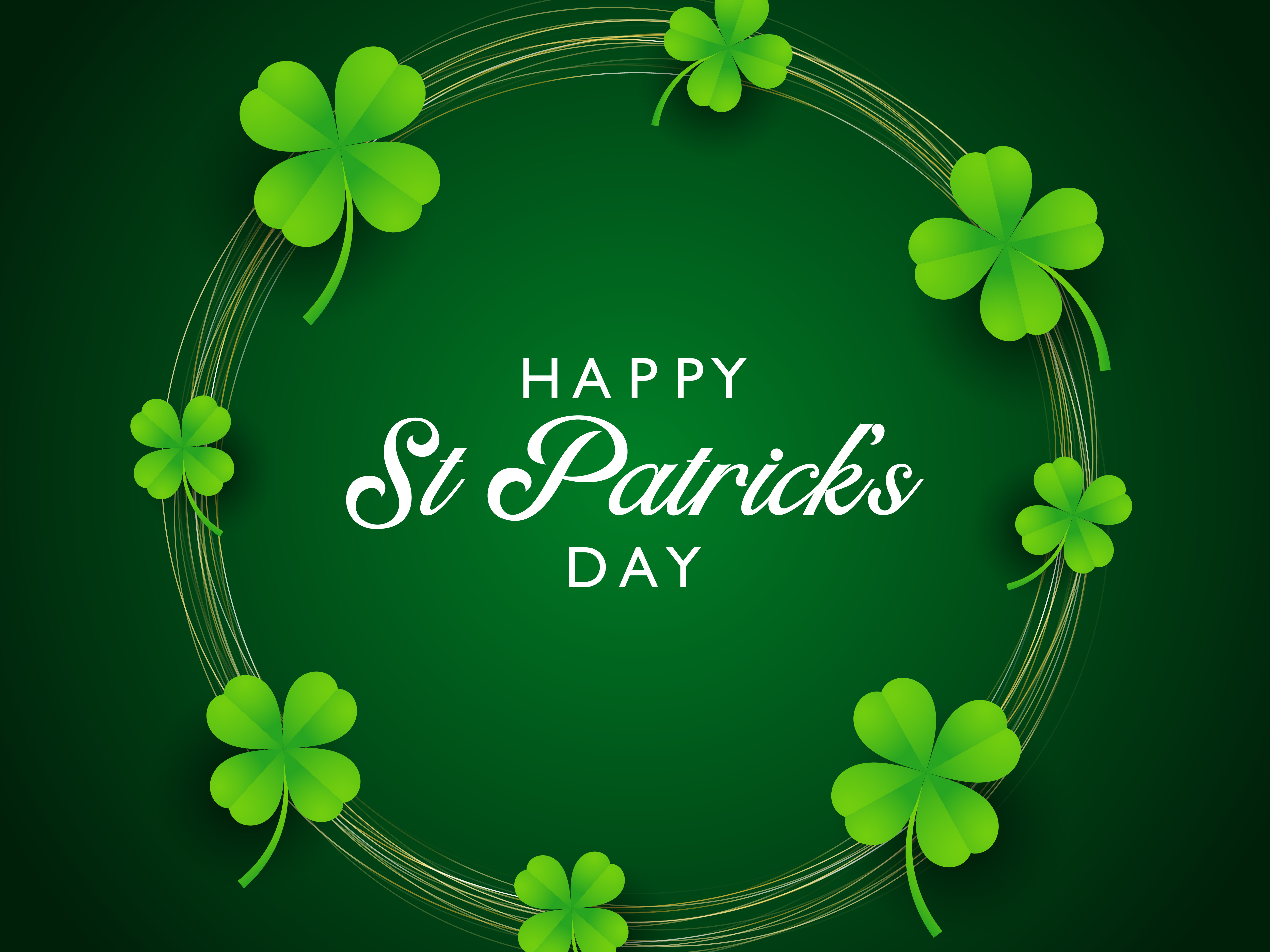 St. Patricks Day 4k Ultra HD Wallpaper, Clover HD Wallpaper