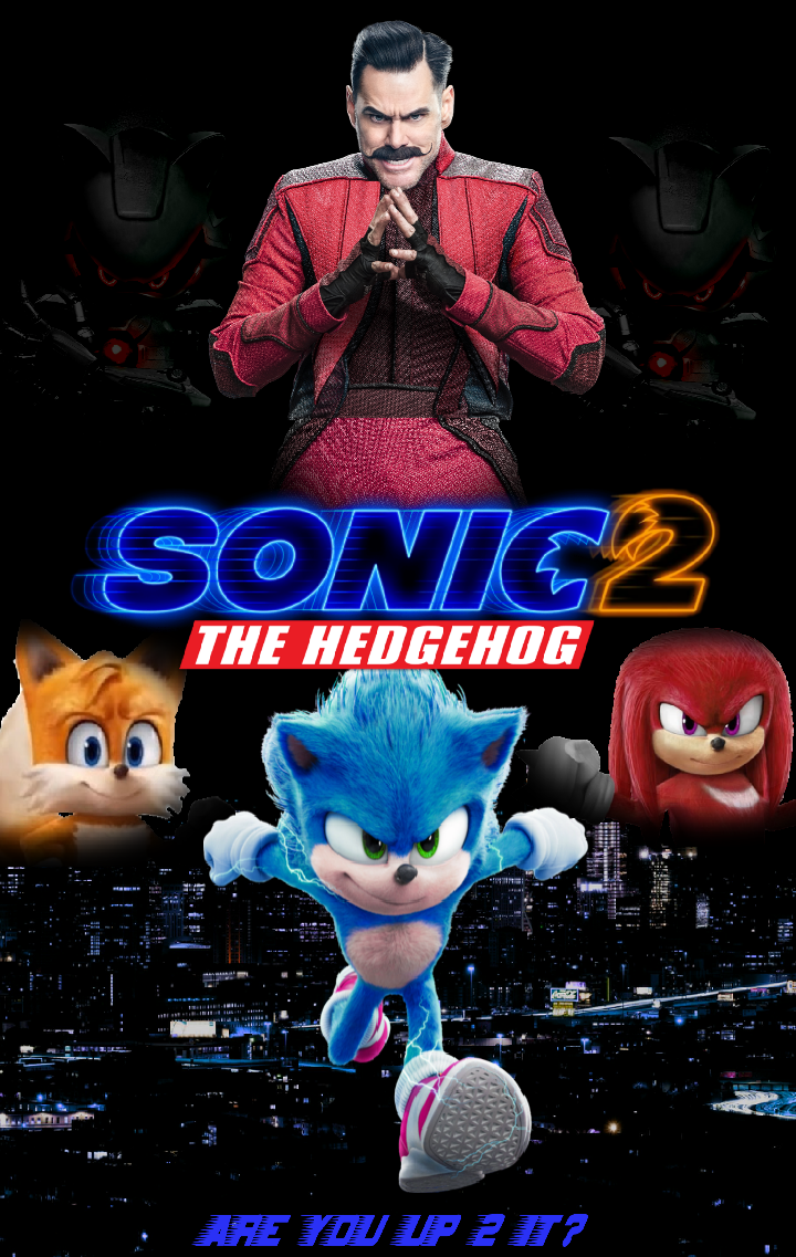 Sonic The Hedgehog 2 - Original Movie Poster
