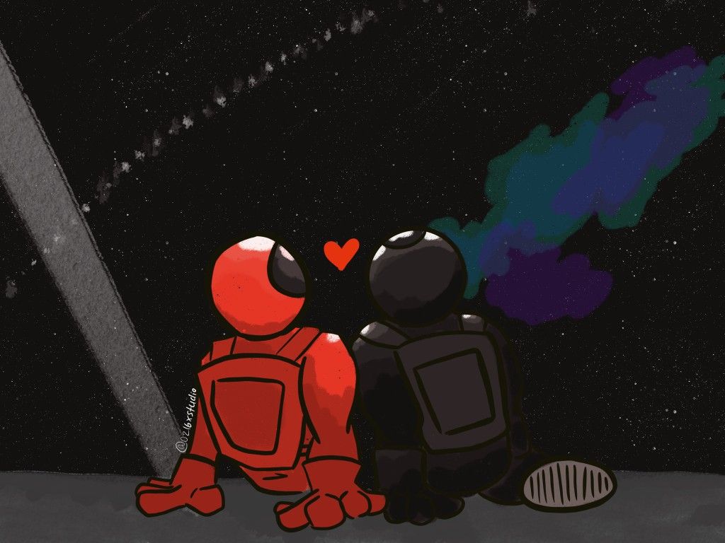 Among us black and red memes, Funny memes, Fan art