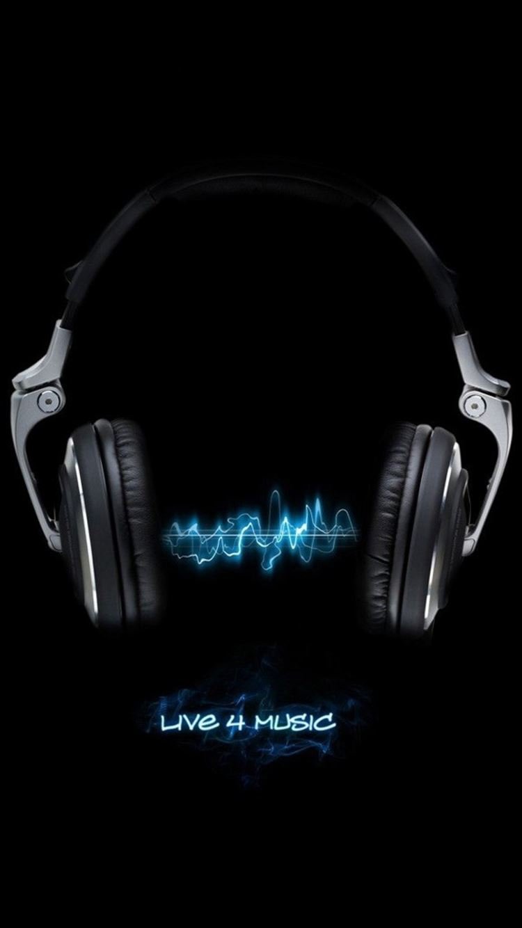 Live For Music iPhone 8 Wallpaper Free Download