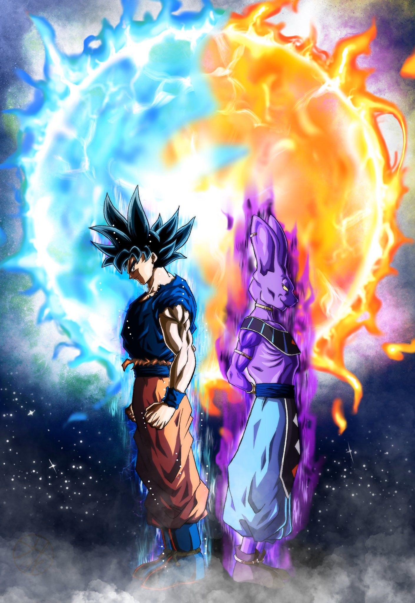 Goku vs Lord Beerus Wallpaper Free Goku vs Lord Beerus Background