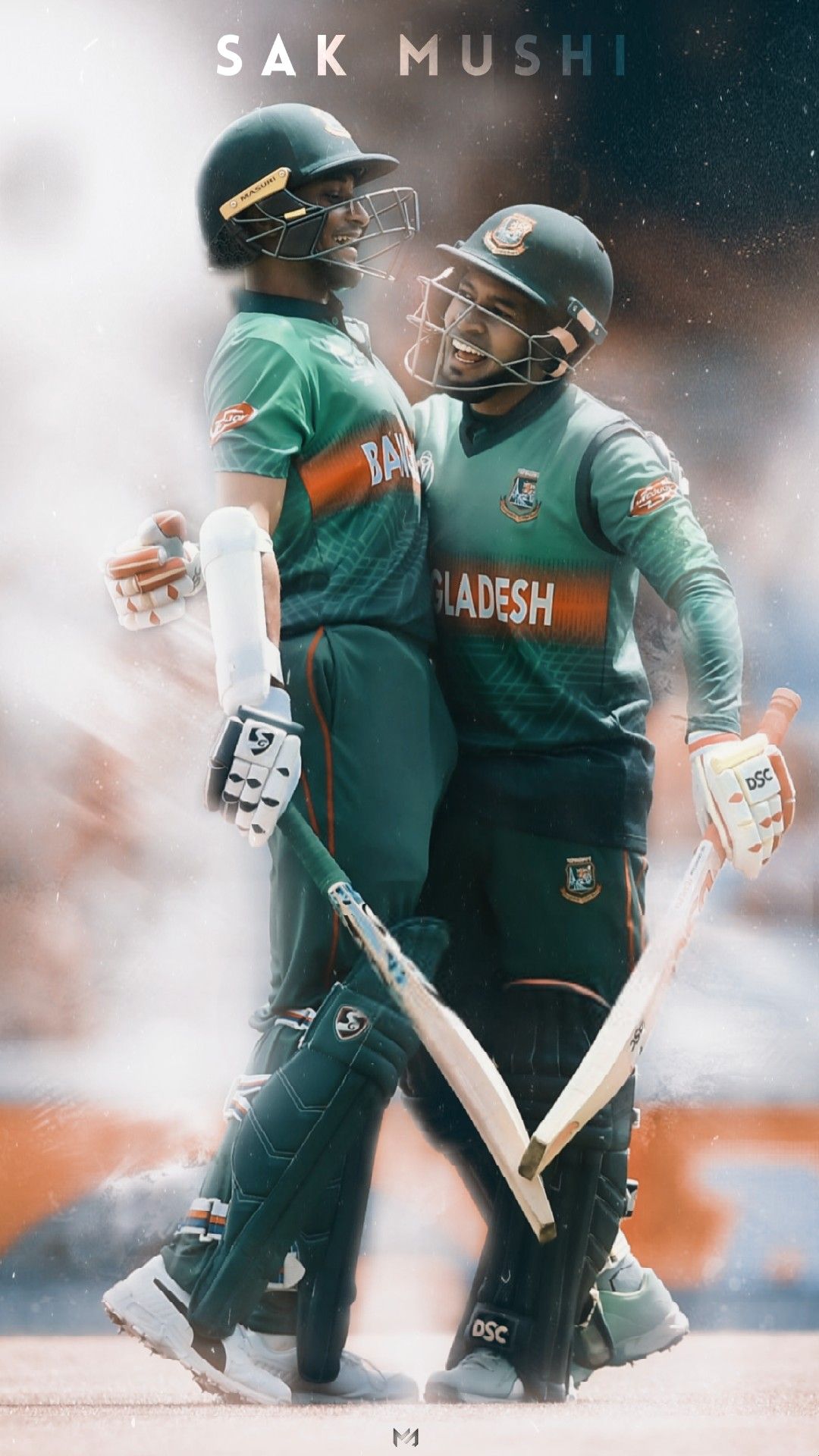 Shakib and Mushi, the combo. Bangladesh cricket team, Cricket wallpaper, Cricket logo