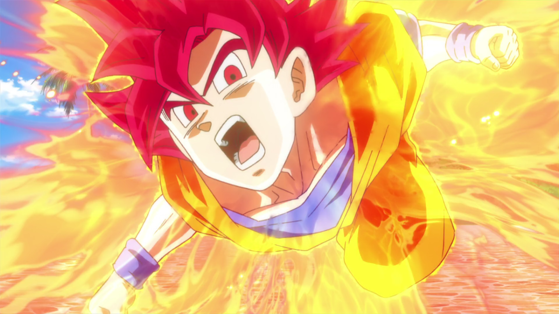 Free download Dragon Ball Ultimate Swipe Super Saiyan God Goku Vs Beerus [1920x1080] for your Desktop, Mobile & Tablet. Explore Goku SSJ Dios Wallpaper. Goku SSJ Dios Wallpaper, Goku