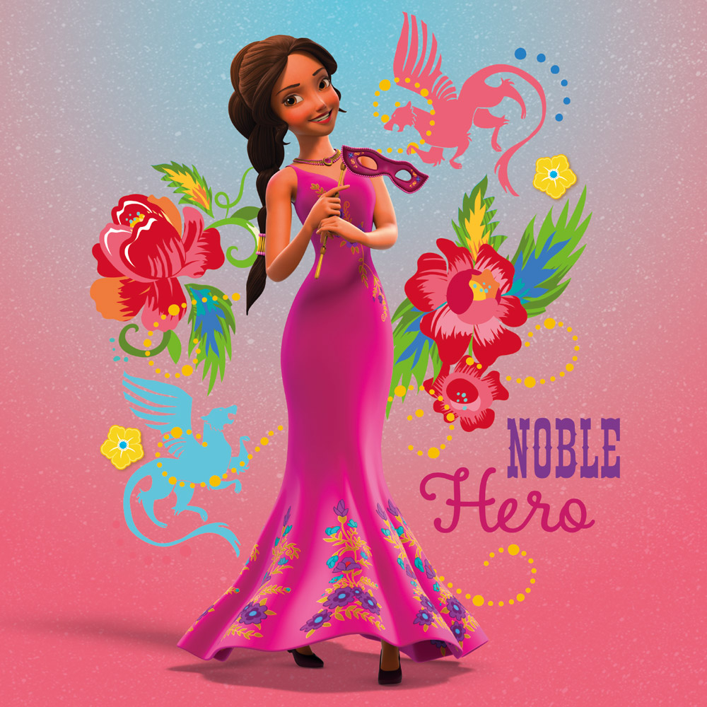 Elena of Avalor new official arts of Elena in different dresses