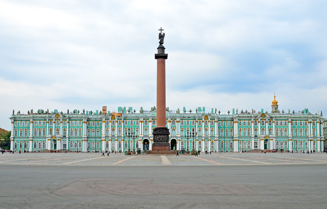 Wallpaper area, Saint Petersburg, monument, Russia, The Winter Palace image for desktop, section город