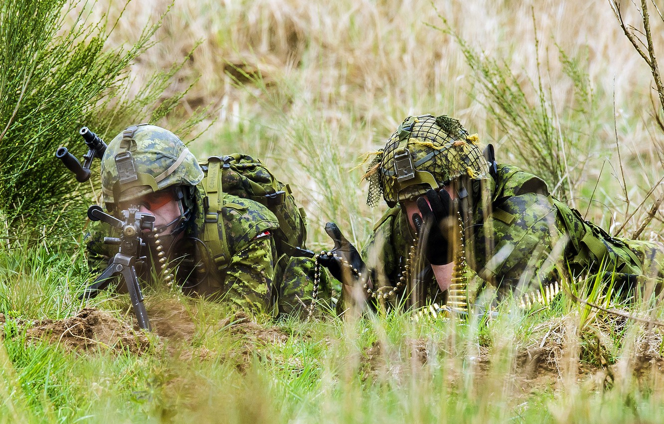 Wallpaper weapons, soldiers, Canadian Army image for desktop, section мужчины