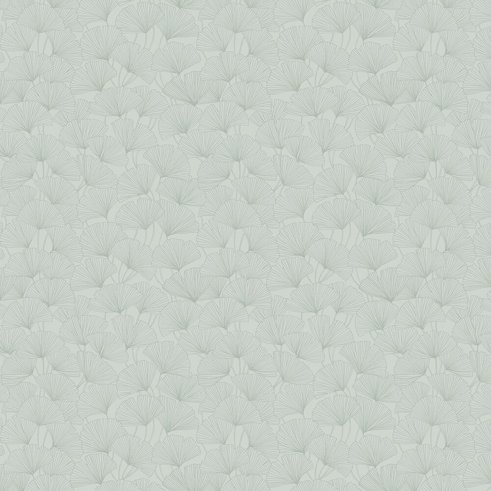 Ginkgo by Boråstapeter Green, Wallpaper Direct