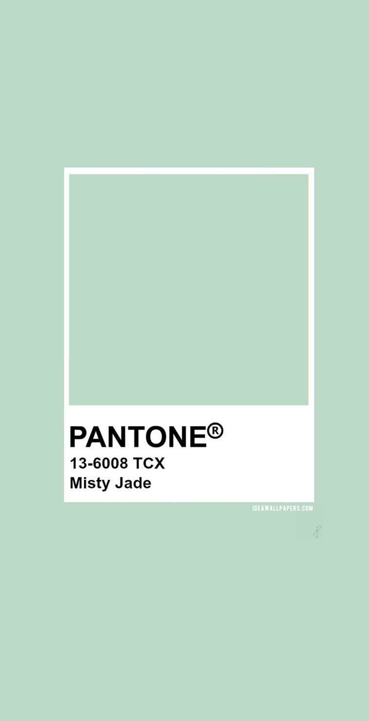 Pantone Misty Jade, Pantone 13 6008 Color Inspiration, Color Palette