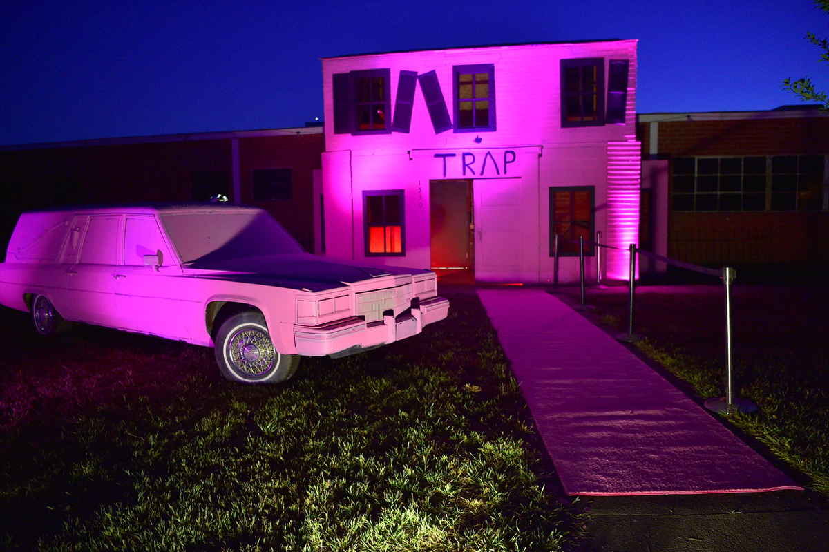 What's inside 2 Chainz's Haunted Pink Trap House?