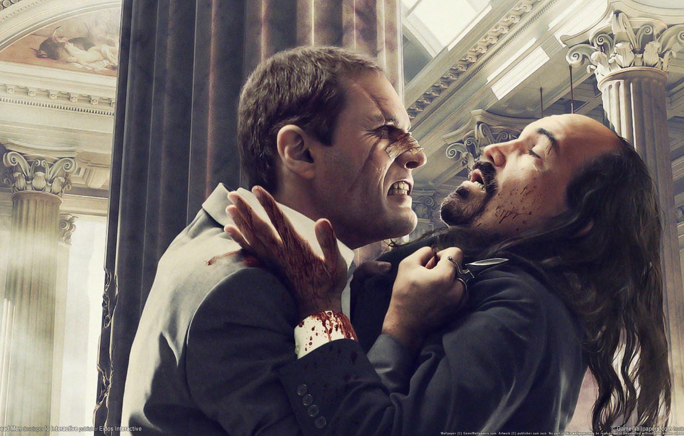 Wallpaper Blood, Fight, Men, Dead Men, Kane & Lynch, Kane and Lynch, Suicide image for desktop, section игры